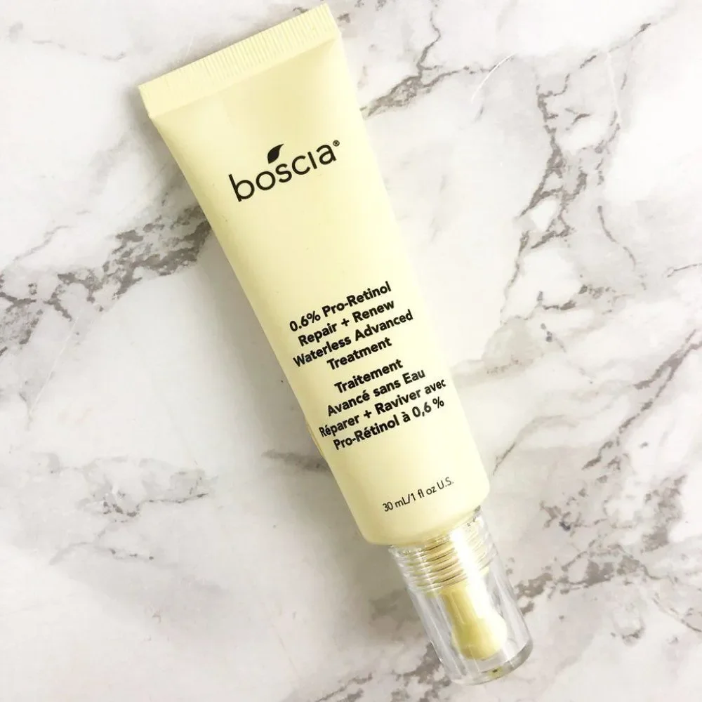 NEW Boscia 0.6% Pro-Retinol Repair + Renew Waterless Advanced Treatment